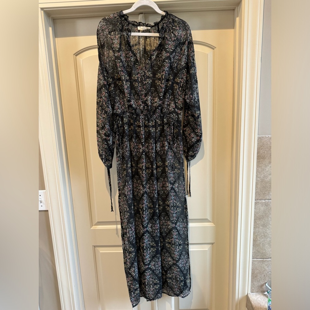 Lovestitch Floral Sheer Dress Size Small | Beautiful Coverup